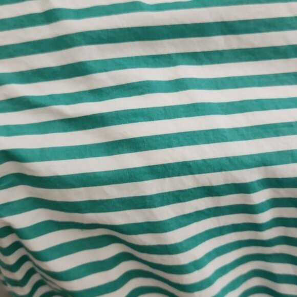 Green striped dress - Picture 2 of 5